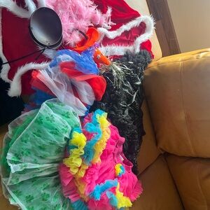Colorful Tutu Skirts and Accessories